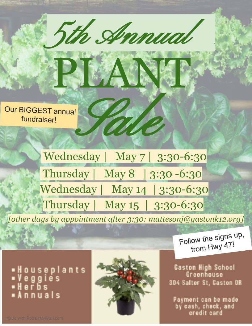  plant sale